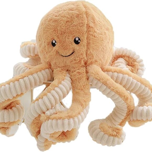 NEW 40cm/15.74 inch Brown Octopus Plushies Cute Octopus Plushies - Picture 2 of 5